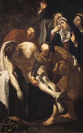 Dirck van Baburen Descent from the cross or lamentation.